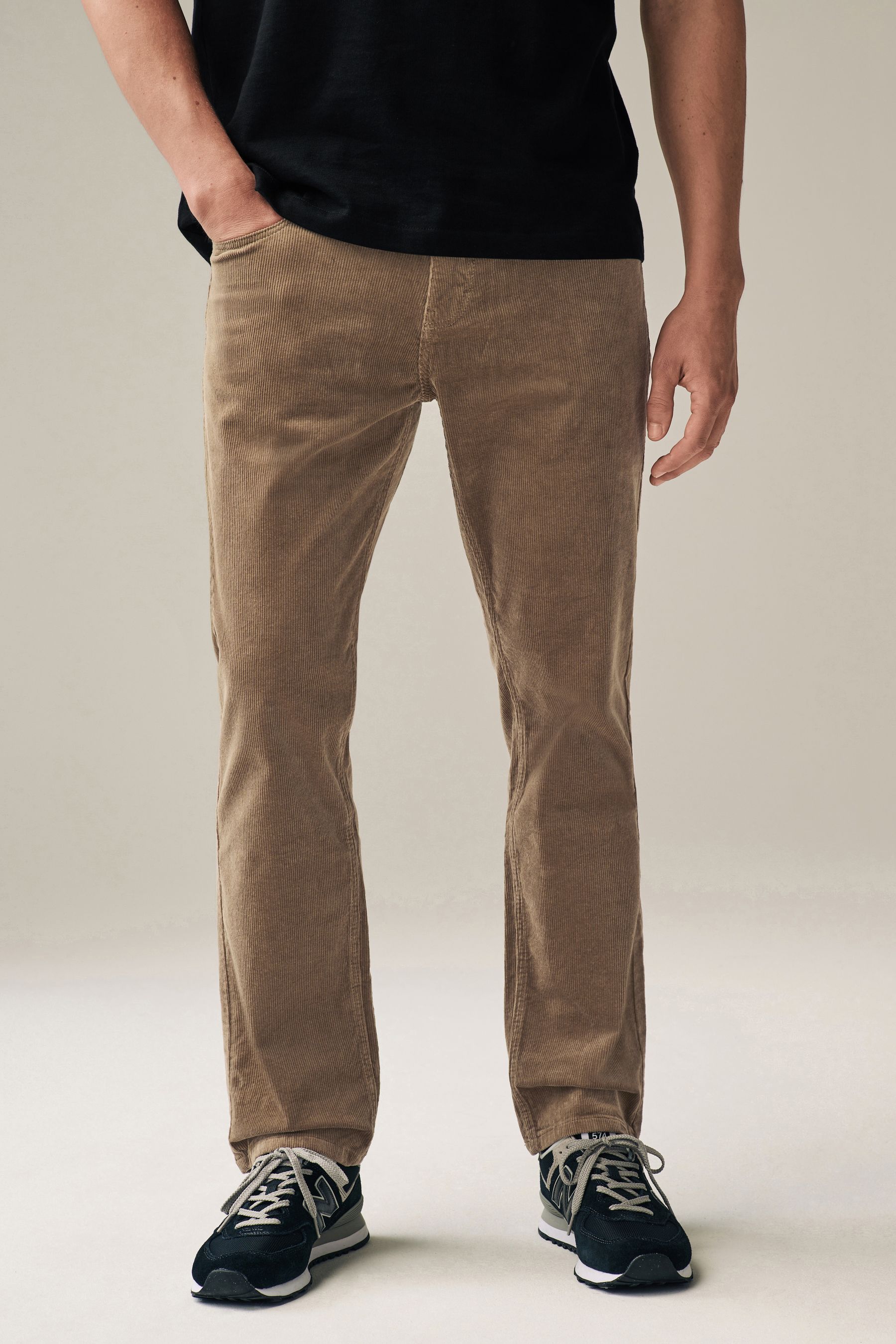 Mens slim shop fit cord jeans