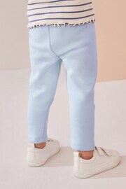 Pale Blue Cosy Fleece Lined Leggings (3mths-7yrs) - Image 4 of 8