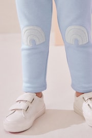 Pale Blue Cosy Fleece Lined Leggings (3mths-7yrs) - Image 5 of 8