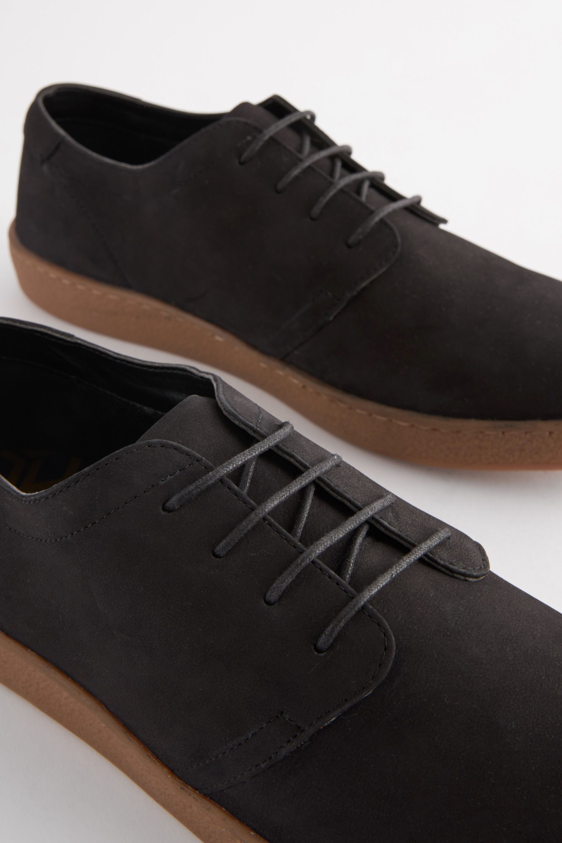 Buy Black Suede Derby Shoes from the Next UK online shop