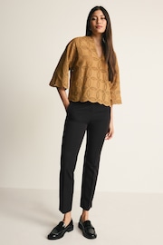 Black Slim Tailored Trousers - Image 1 of 6