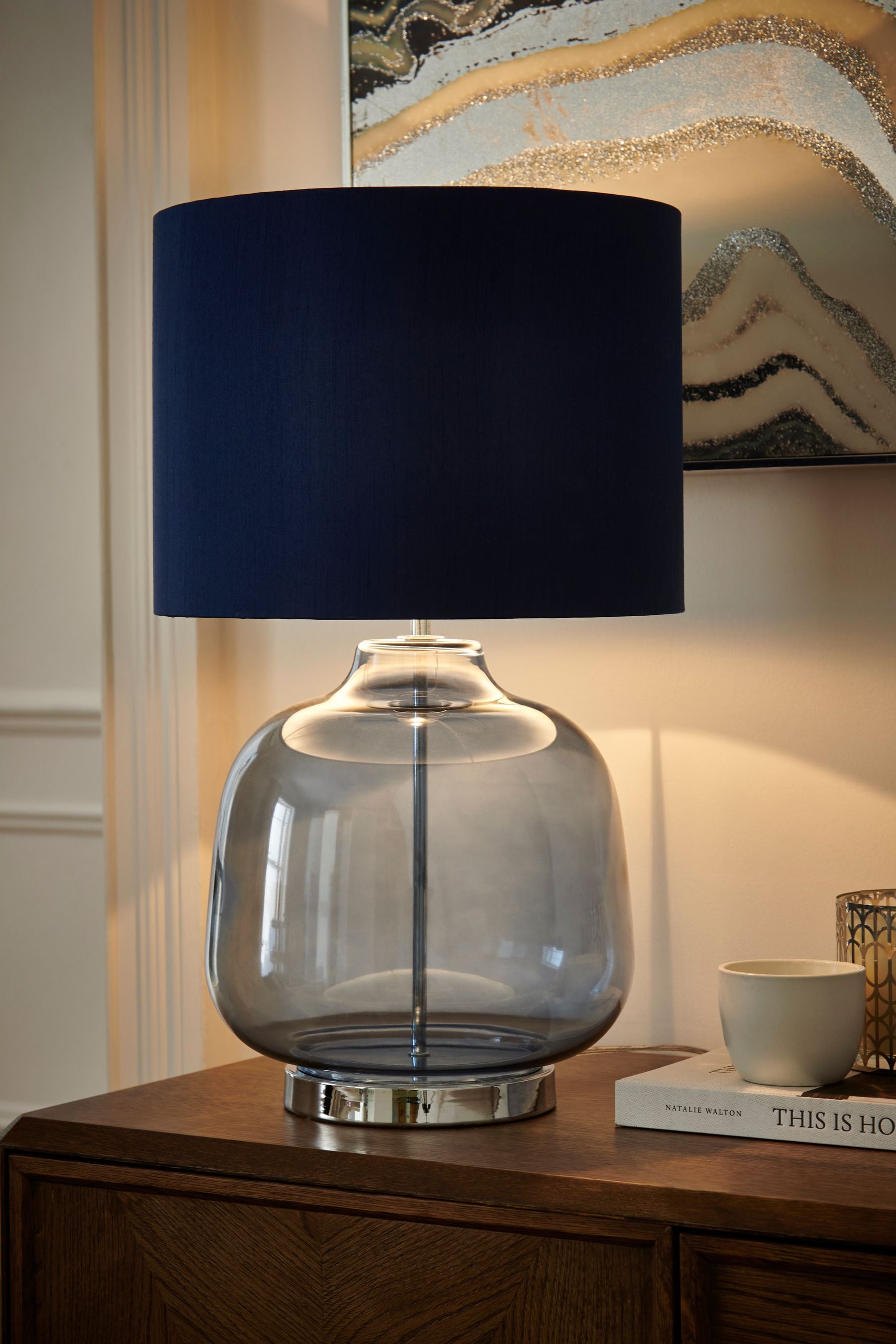 Navy clearance bedroom lamps