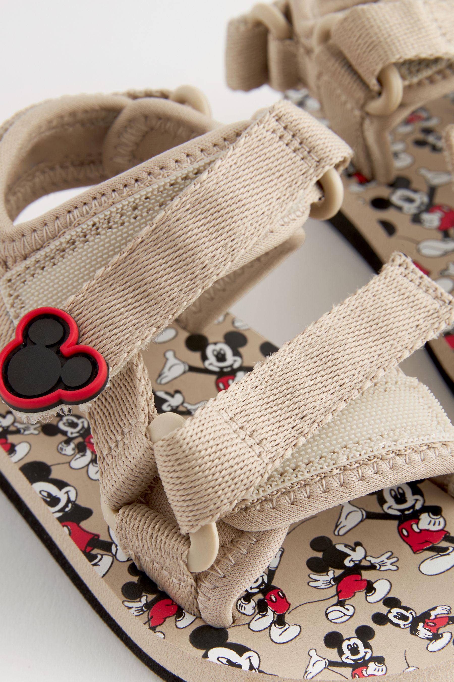 Buy Neutral Mickey Mouse Trekker Sandals from Next Luxembourg