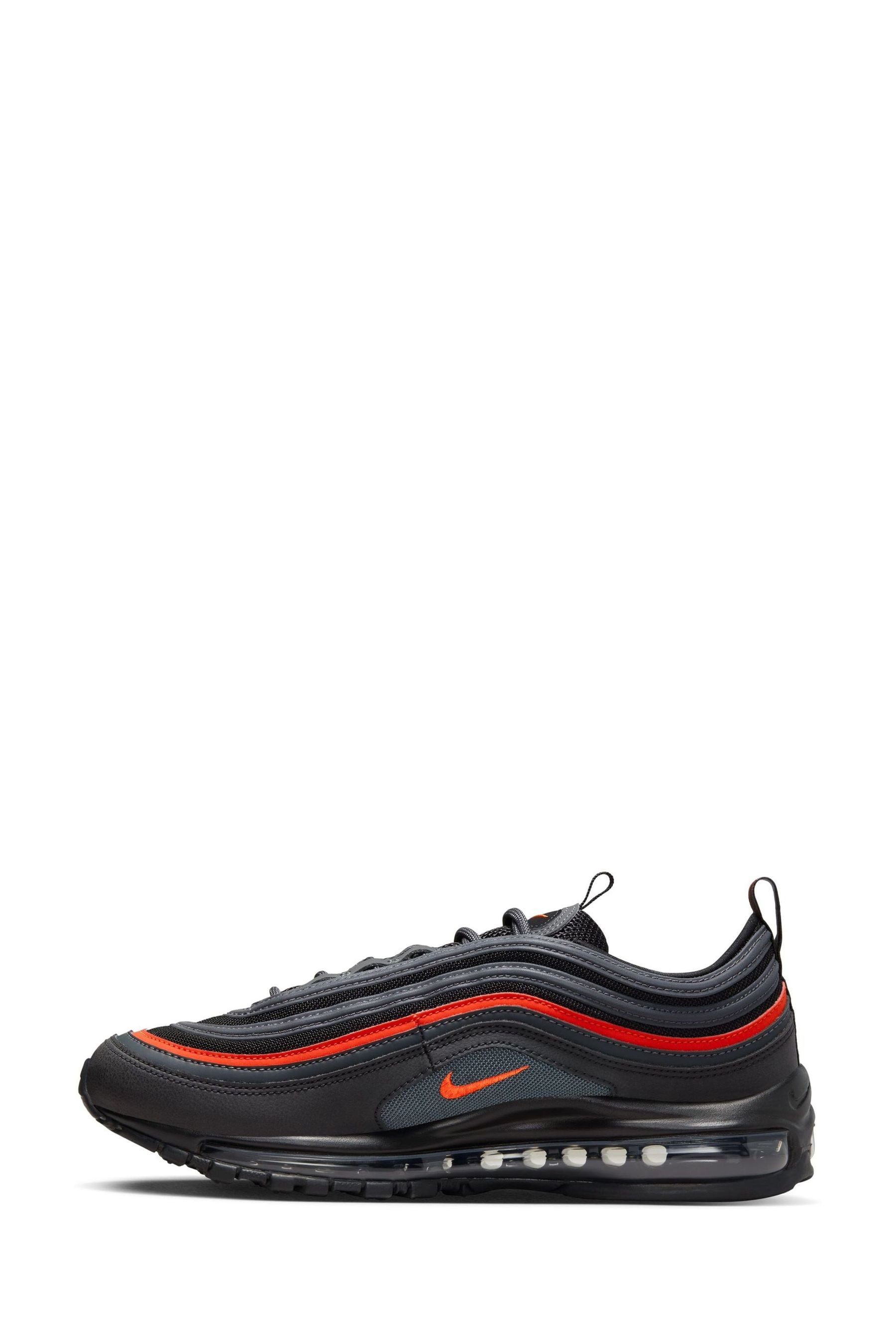 Buy Nike Black Red Air Max 97 Trainers from Next Luxembourg