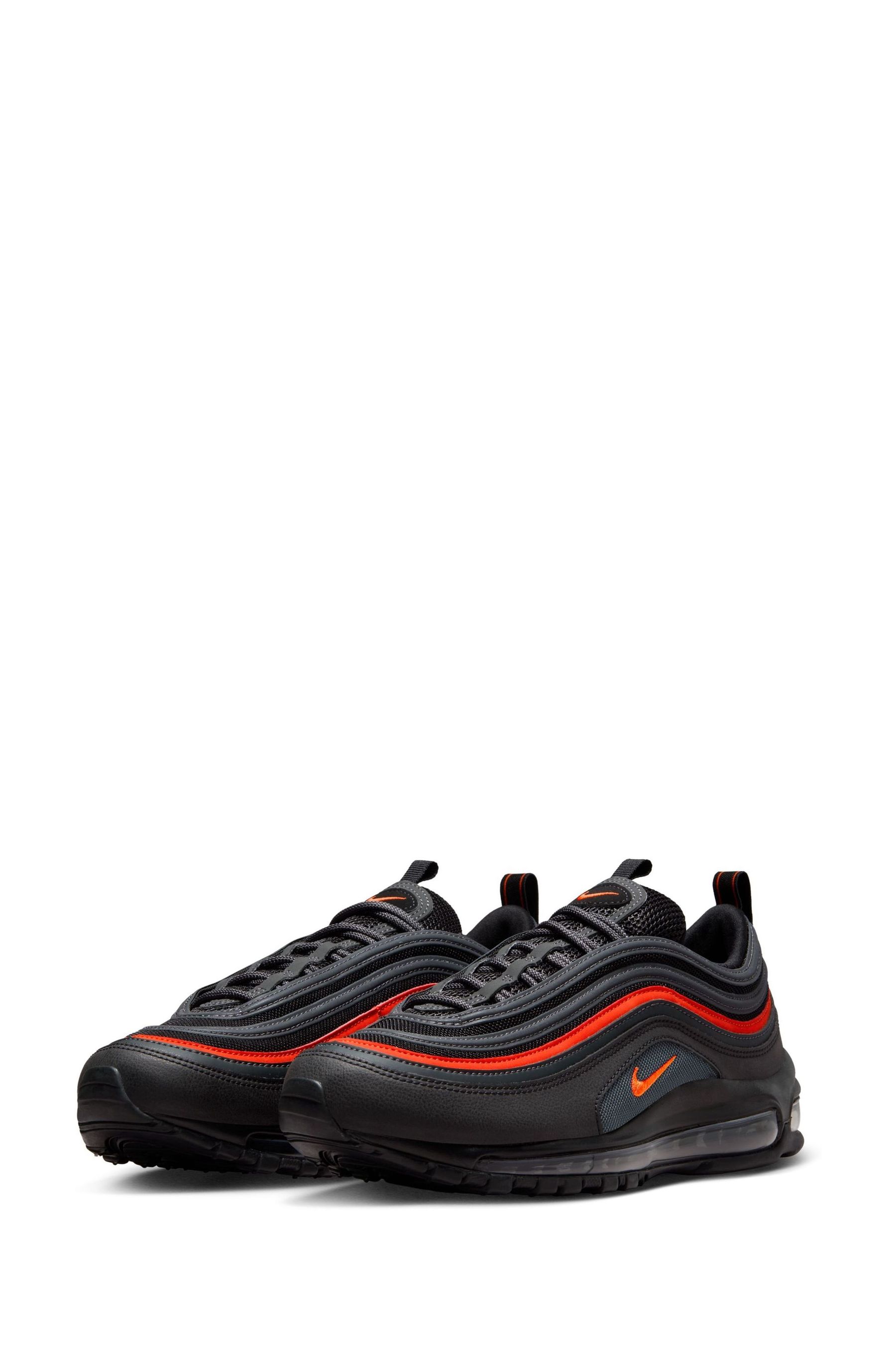 Buy Nike Black Red Air Max 97 Trainers from Next Luxembourg