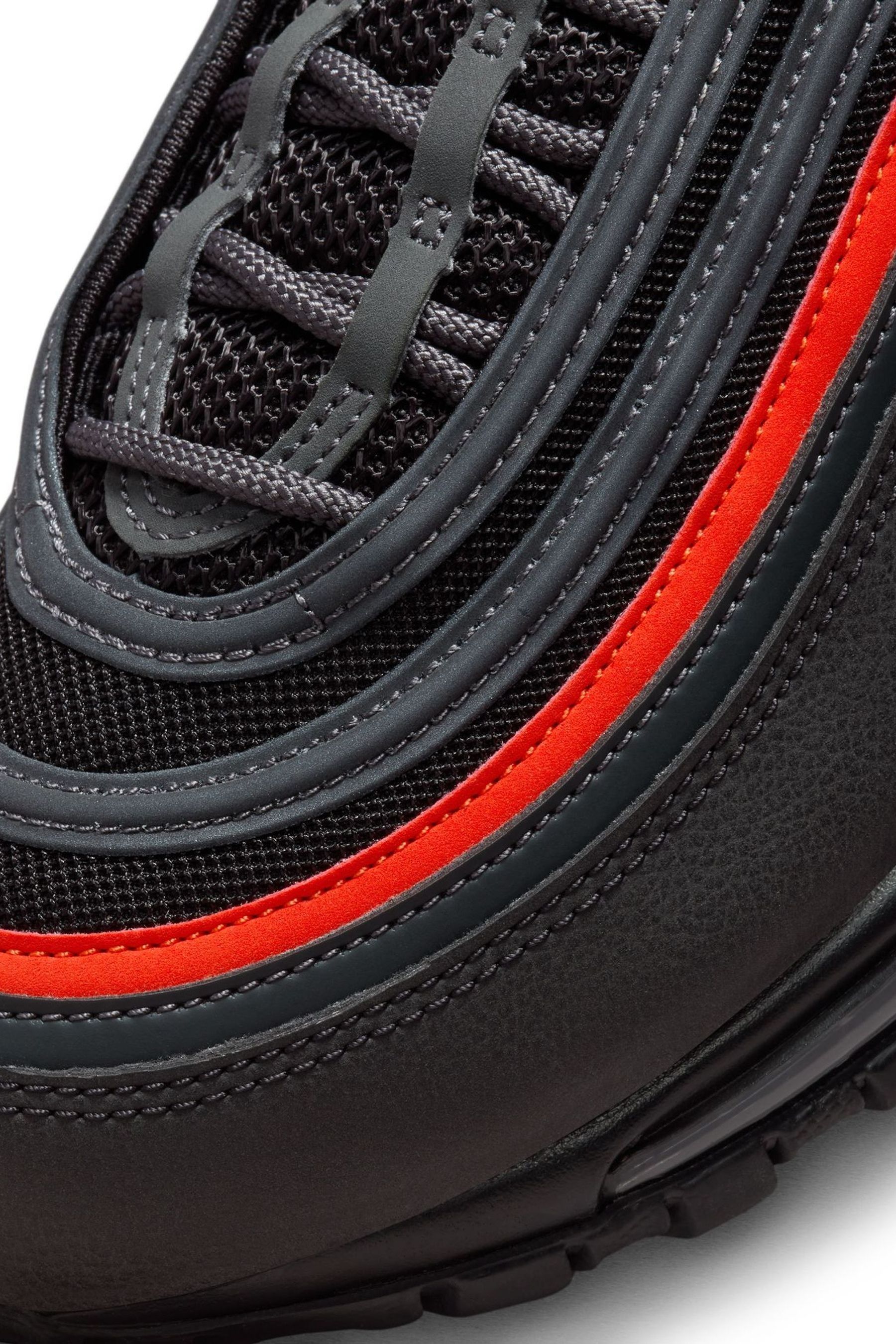 Buy Nike Black Red Air Max 97 Trainers from Next Luxembourg