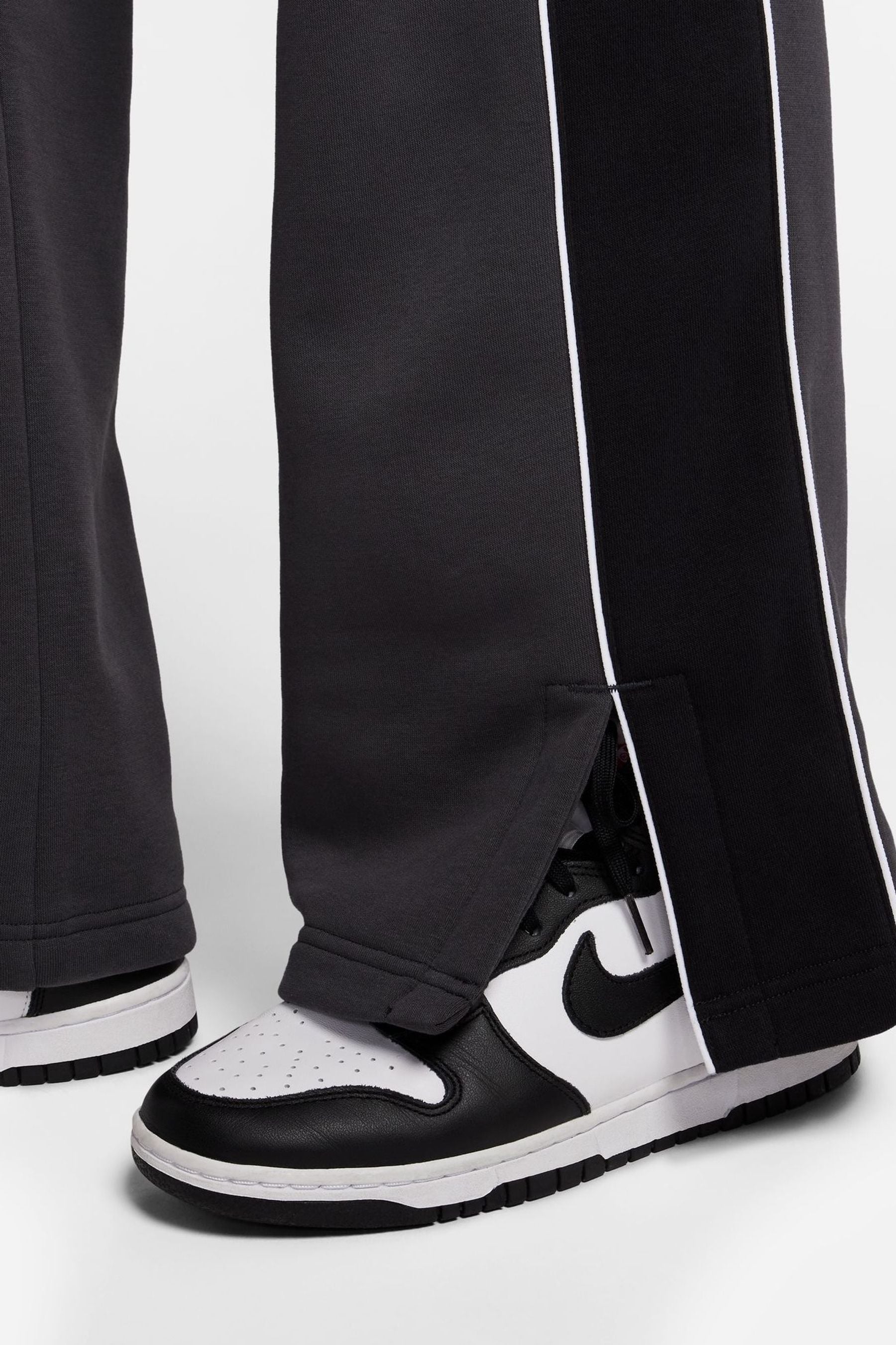 Buy Nike Dark Grey Side Stripe Fleece Joggers from Next Luxembourg