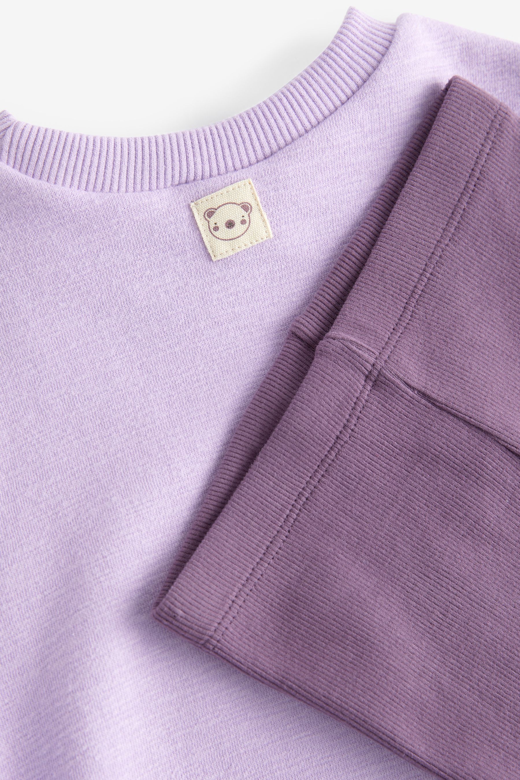 Purple cotton sweater best sale