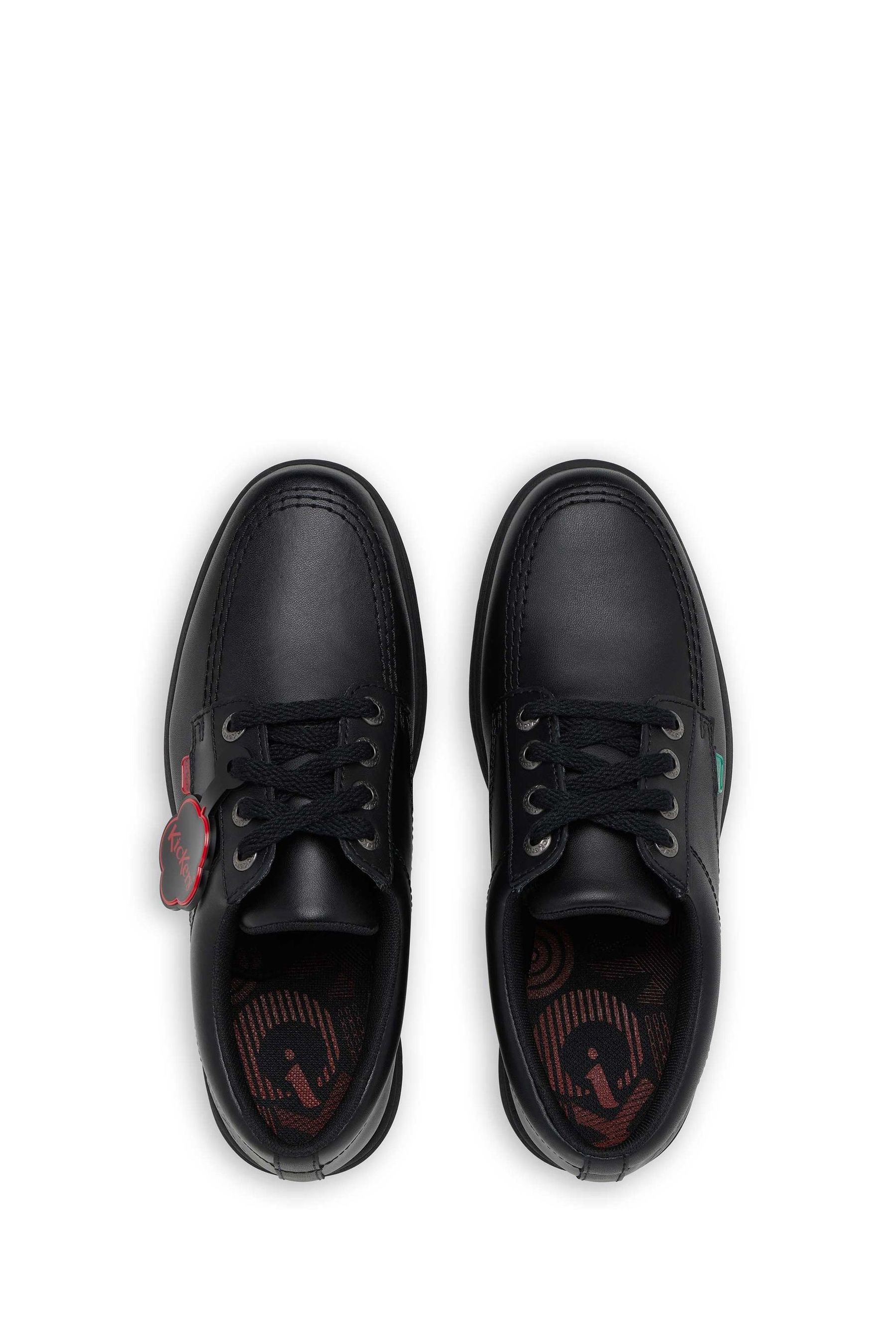 Buy Kickers Black Kelland Lace Lo Leather Shoes from Next United Arab Emirates