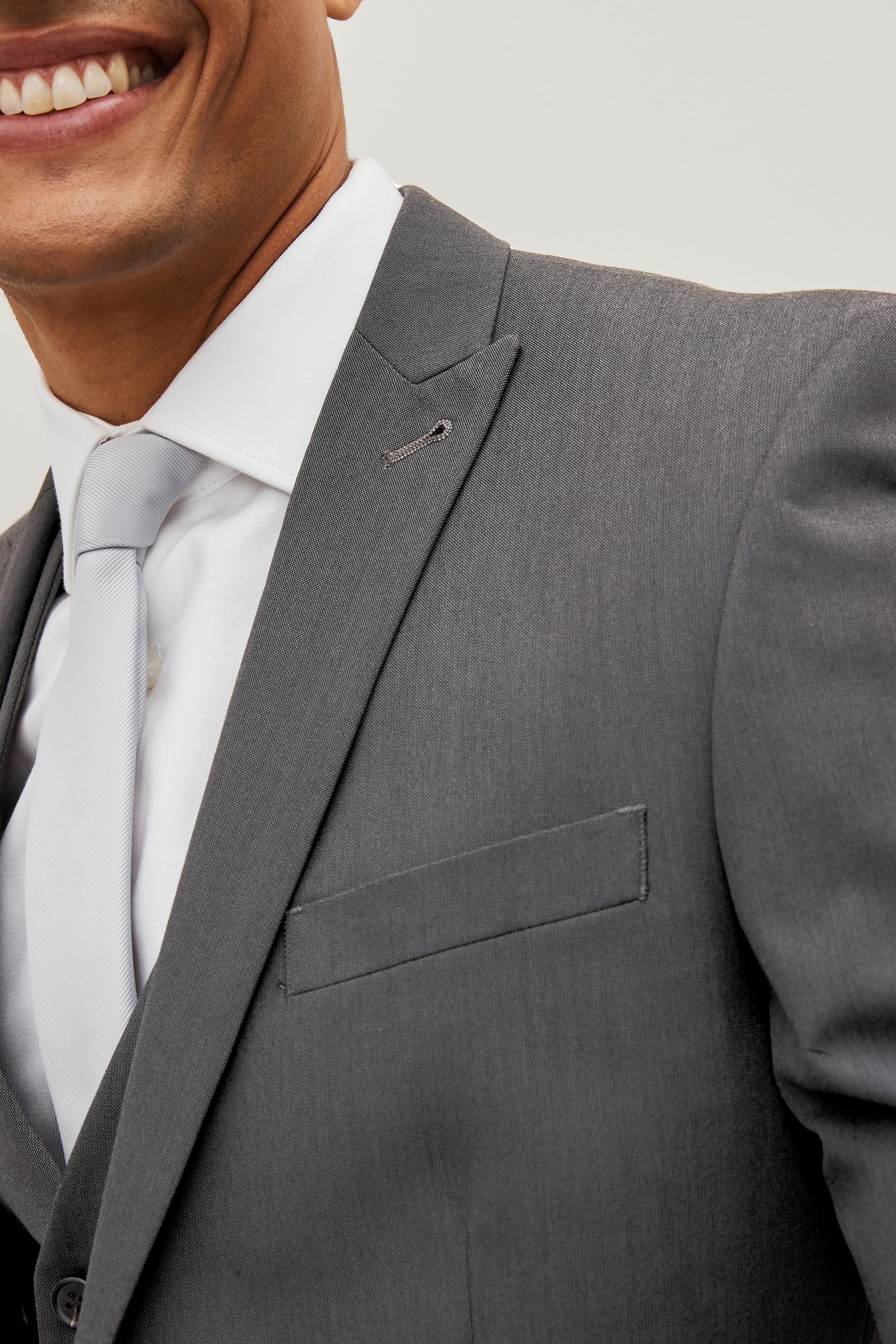 Dark grey slim suit shop