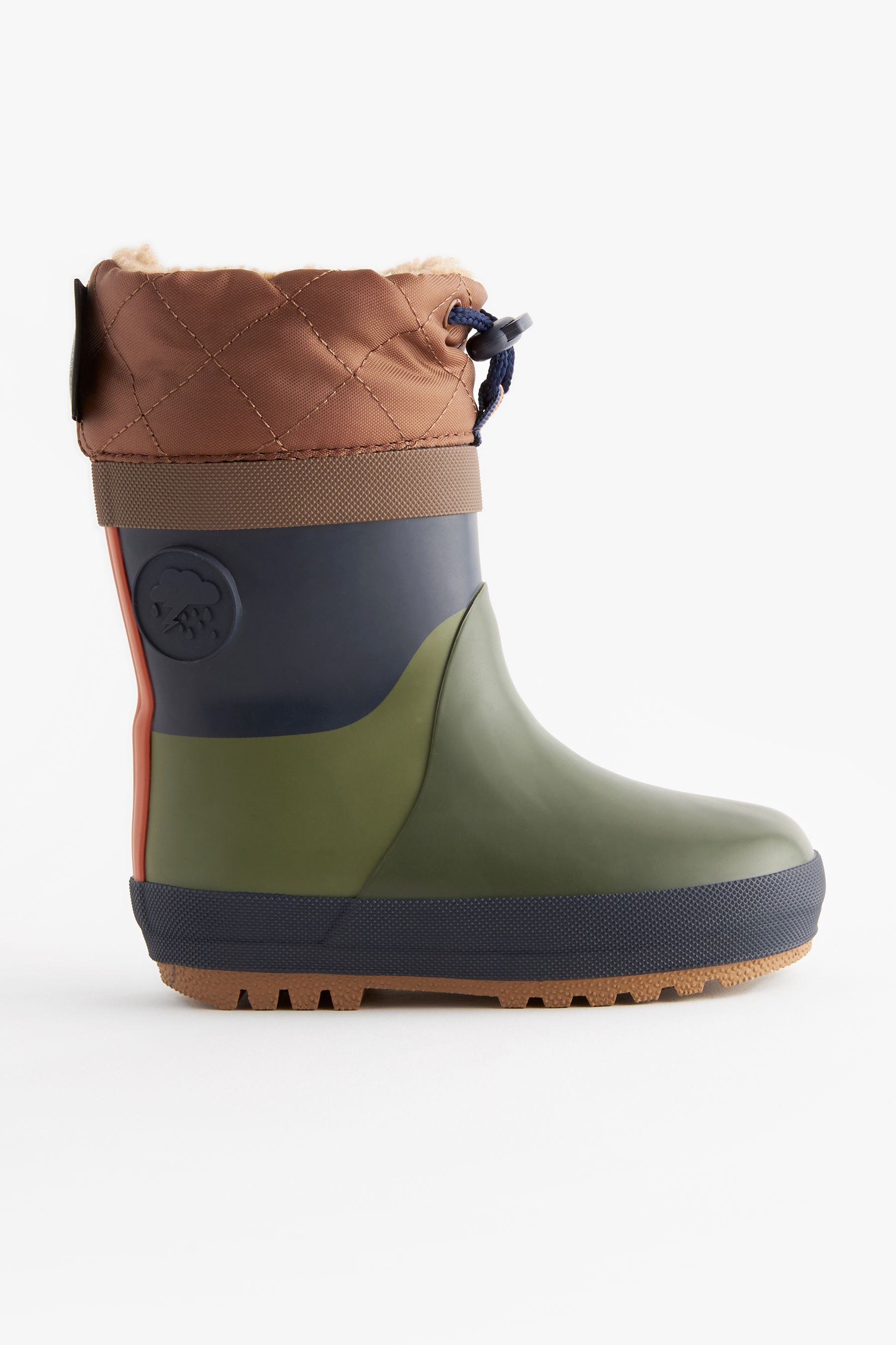 Buy Khaki Green Thermal Thinsulate Lined Cuff Wellies from Next Ukraine