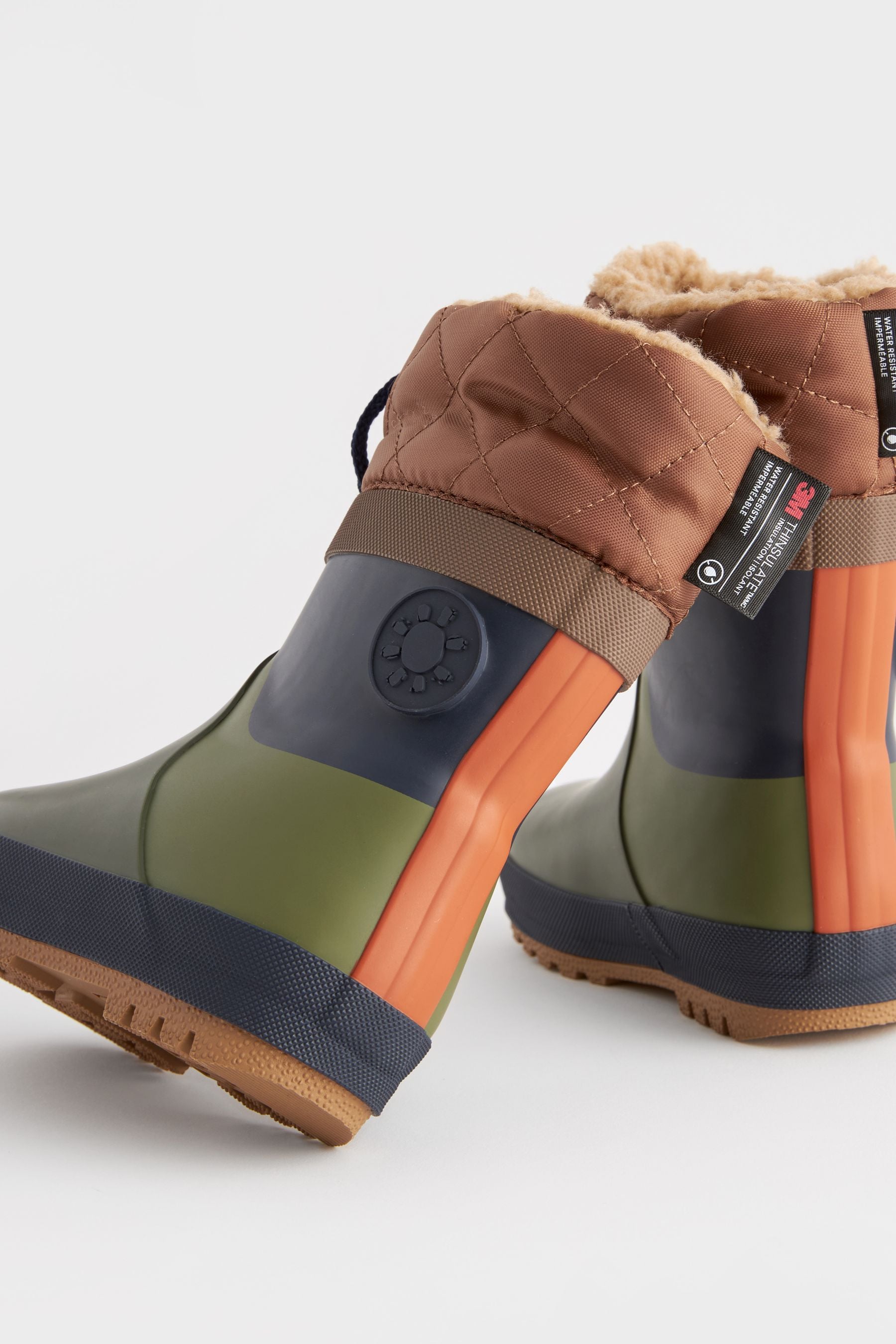 Buy Khaki Green Thermal Thinsulate Lined Cuff Wellies from Next Ukraine