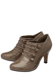 Lotus Natural Patent Zip-Up Shoes Boots - Image 2 of 4