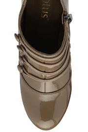 Lotus Natural Patent Zip-Up Shoes Boots - Image 4 of 4