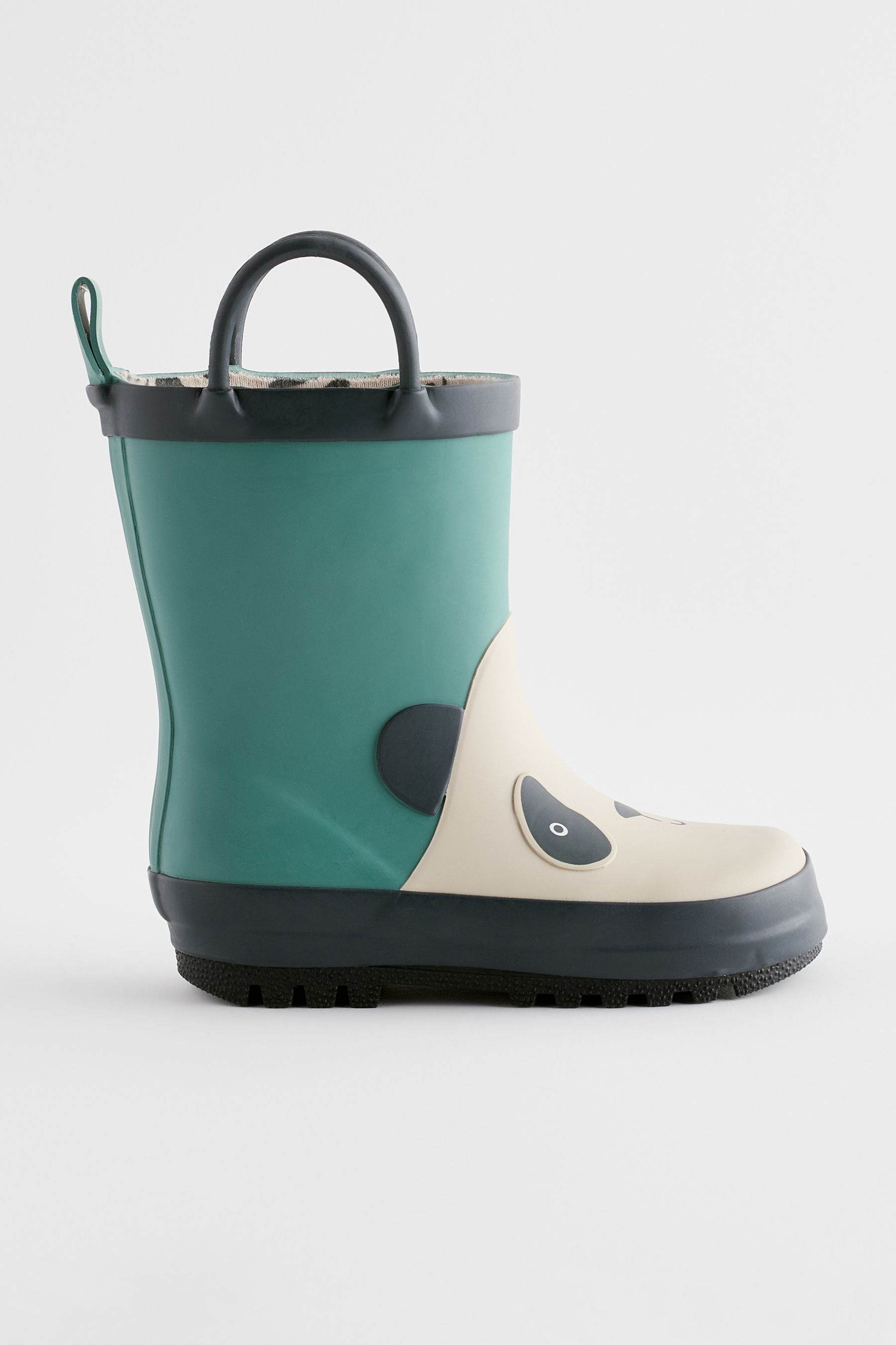 Buy Blue Cream Panda Handle Pull On Wellies from the Next UK online shop