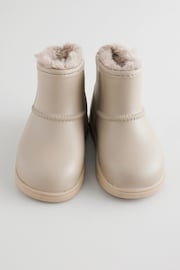 Neutral Warm Lined  Lightweight Ankle Boot Wellies - Image 6 of 6