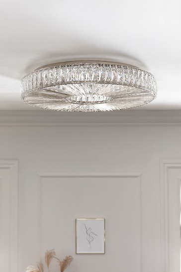 Clear Aria Super Sized Flush Fitting Ceiling Light