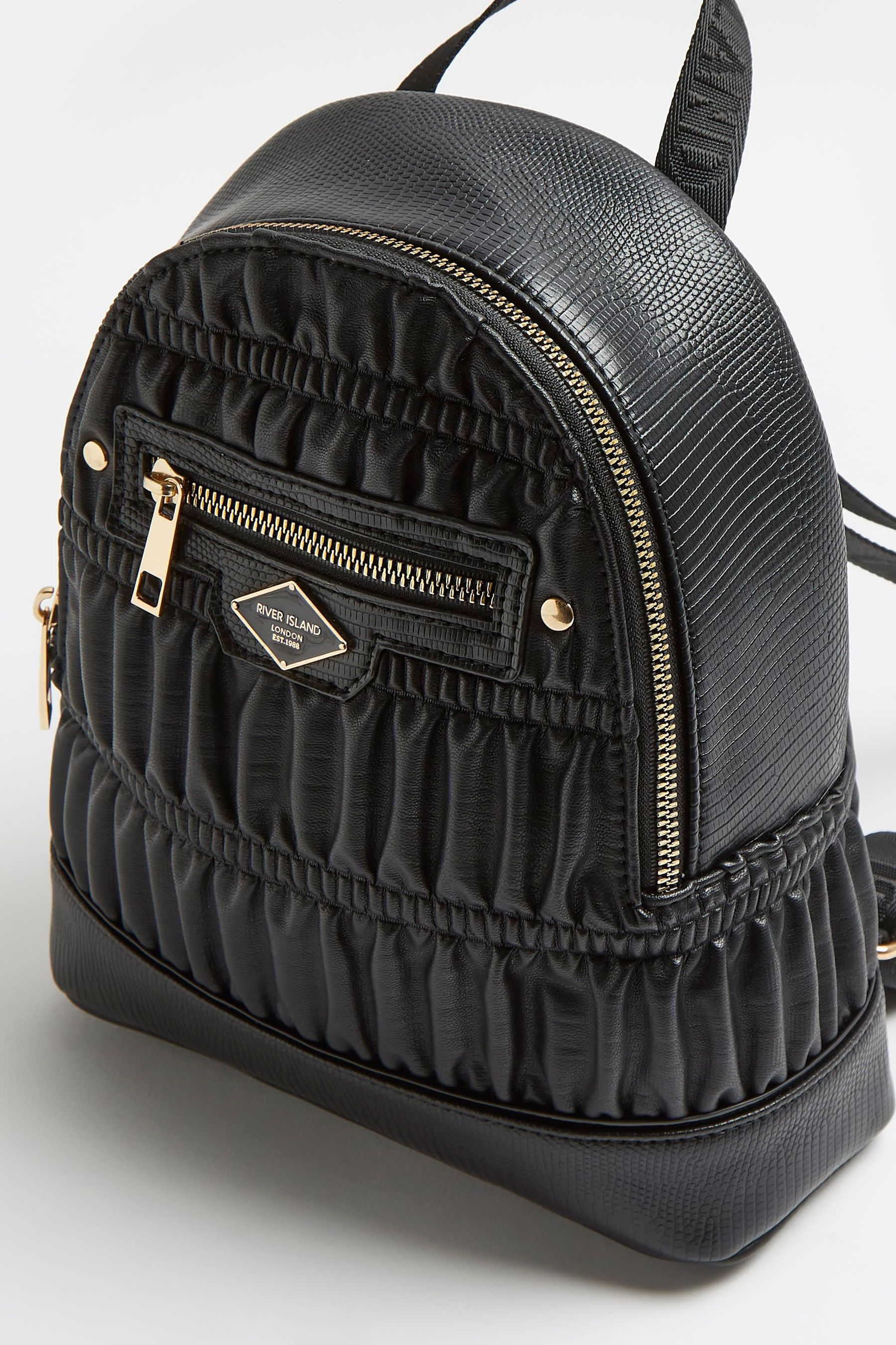 Buy River Island Girls Black Ruched Backpack from Next Slovakia
