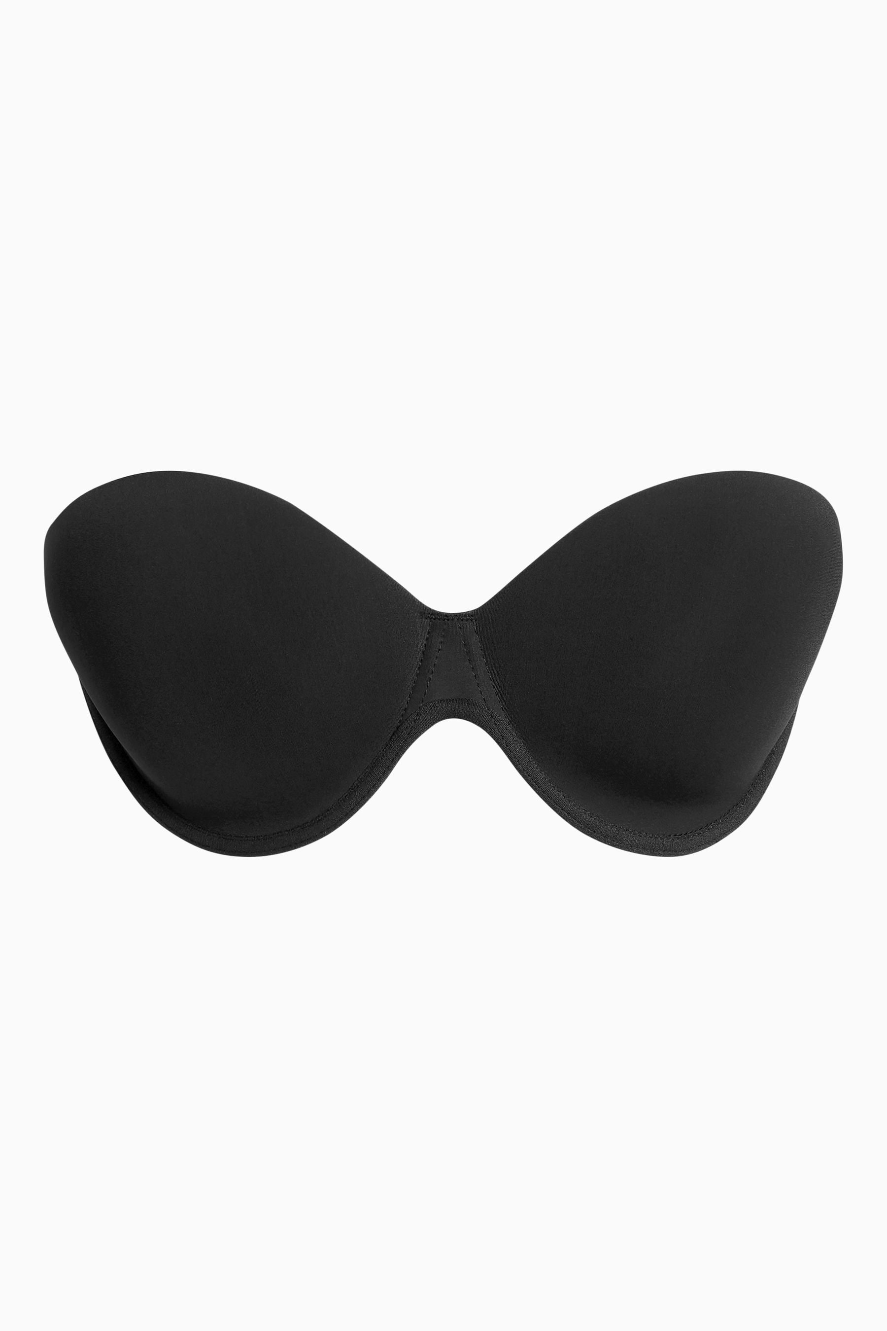Black backless shop bra