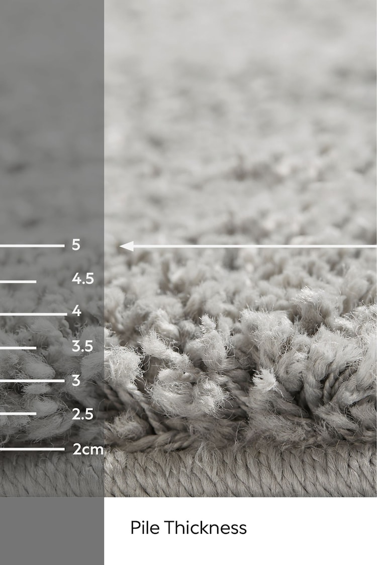 Grey Premium Cosy Shaggy Rug - Image 10 of 10