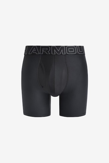 Under Armour Black Performance Tech Boxers 3 Pack