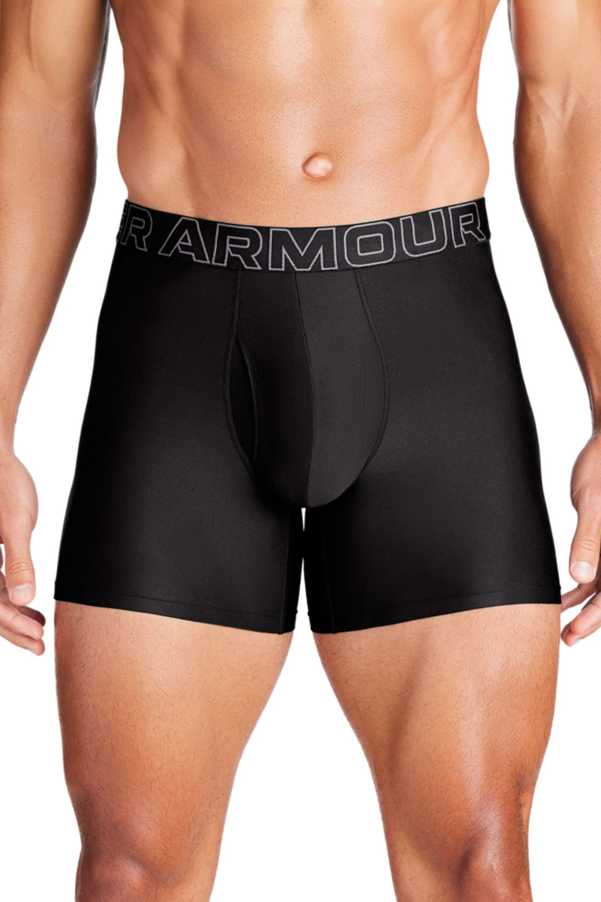 Under Armour Black Performance Tech Boxers 3 Pack - Image 5 of 6