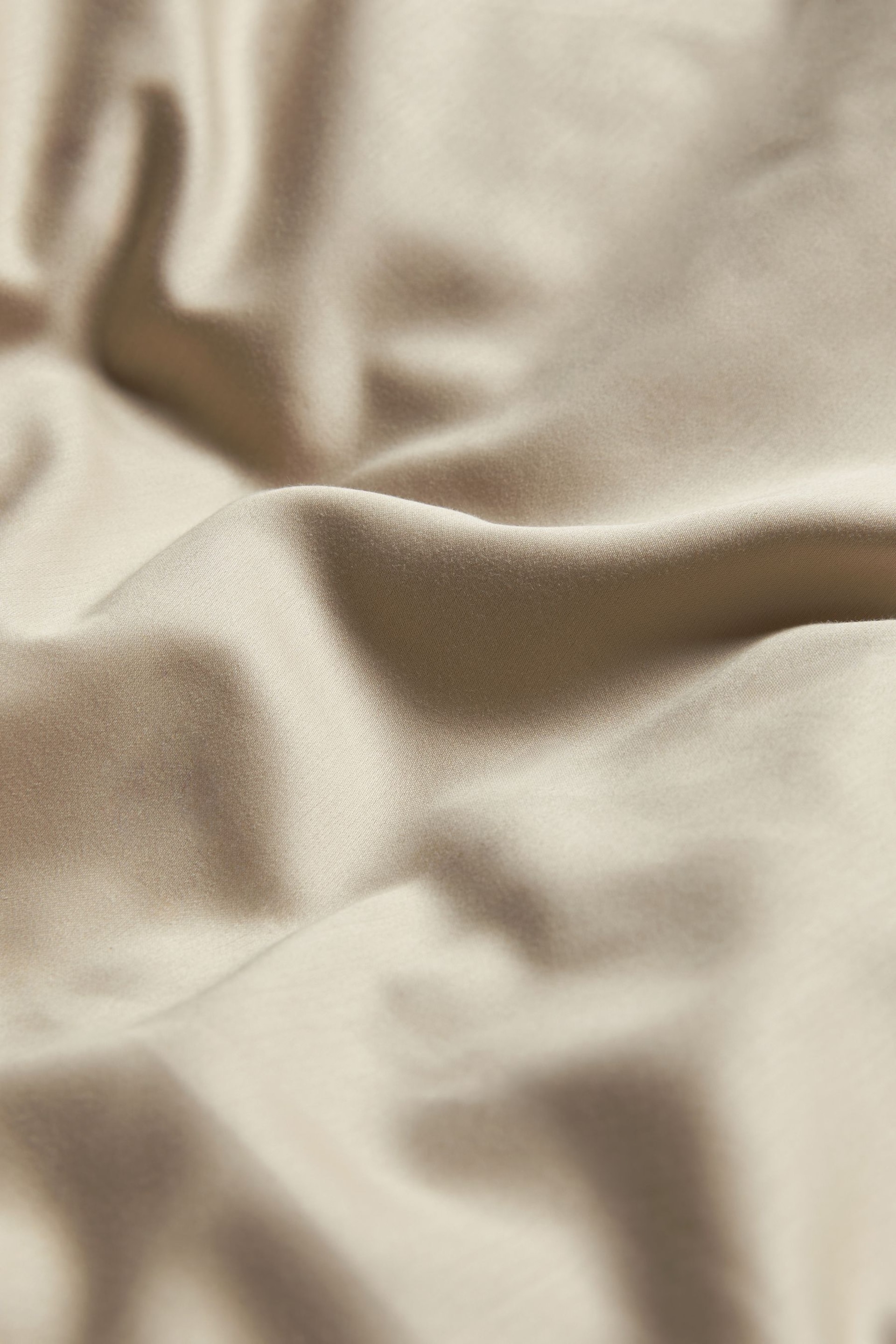 Natural Collection Luxe 200 Thread Count 100% Egyptian Cotton Percale Duvet Cover And Pillowcase Set - Image 5 of 5