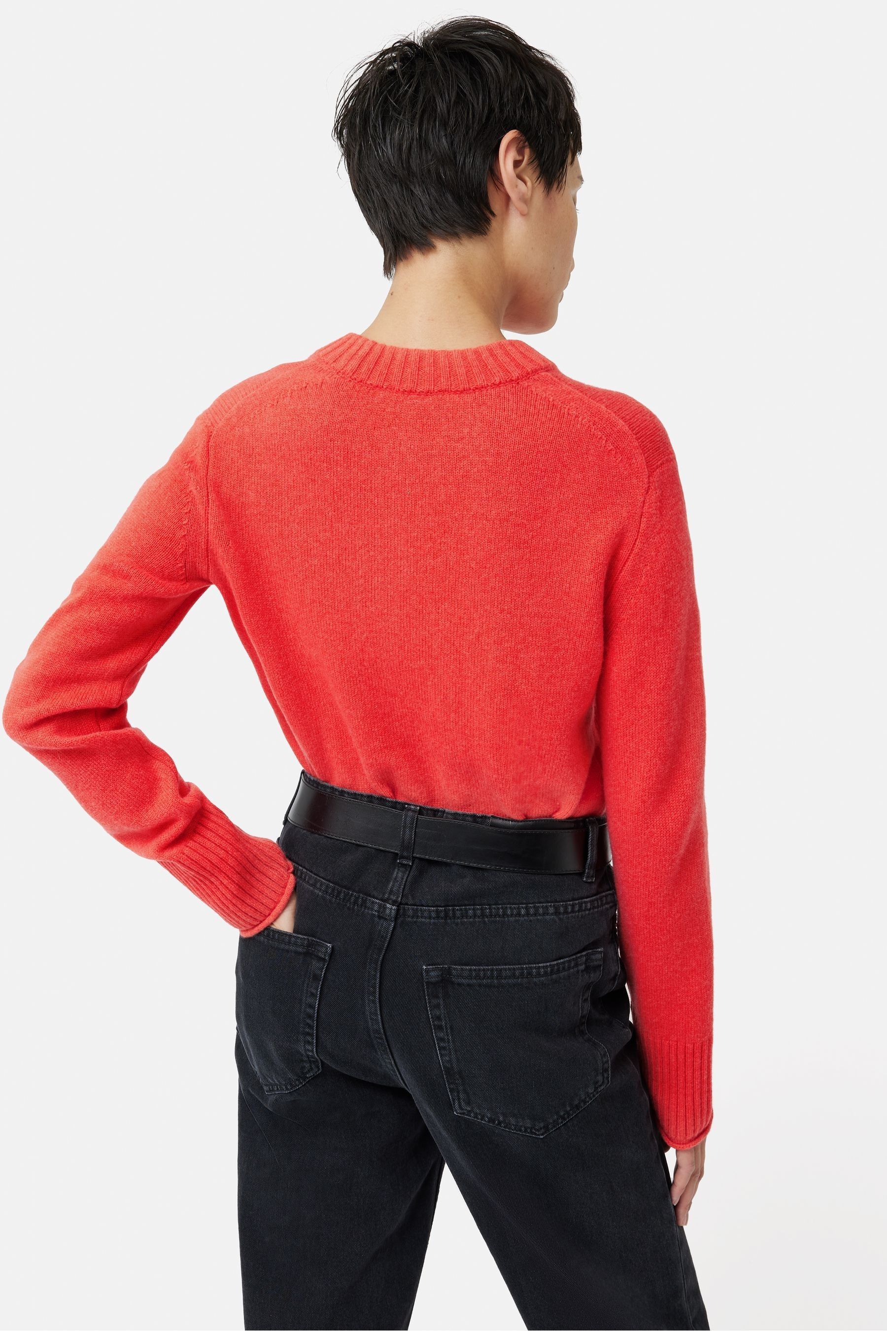 Jigsaw red jumper cheap