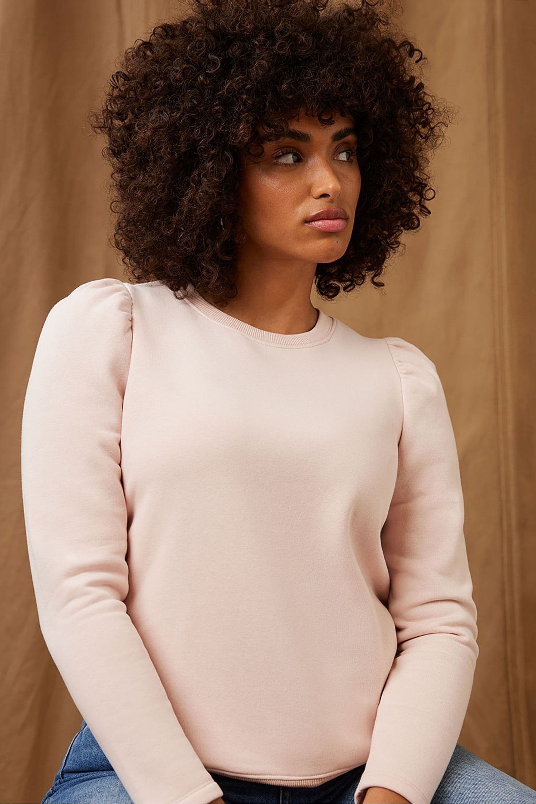 Puff sleeve sweatshirts new arrivals