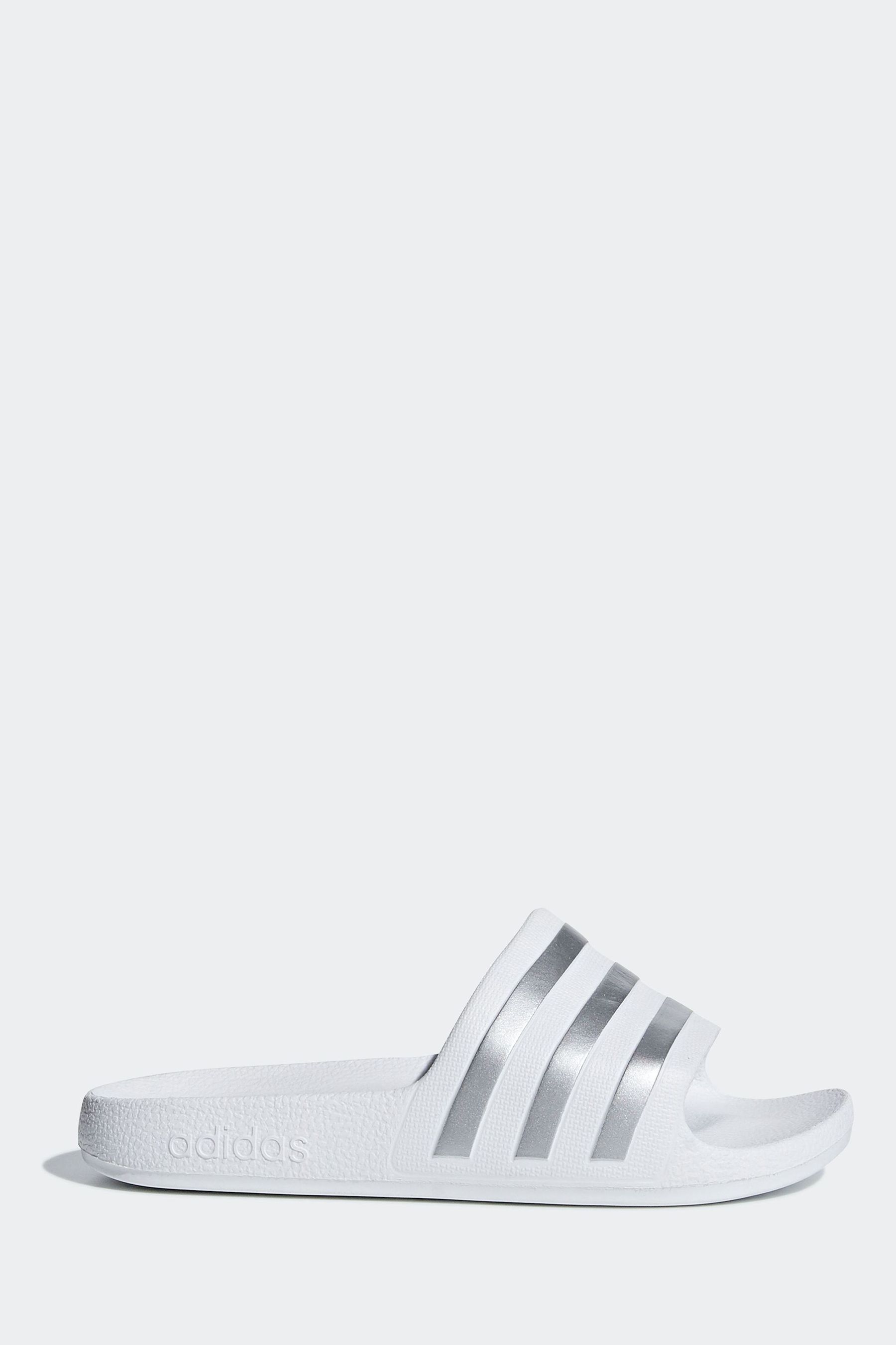 Buy adidas White Adilette Youth Kids Sliders from Next Malta