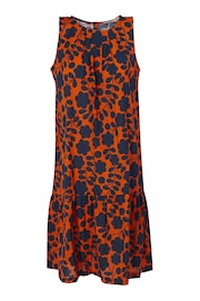 Regatta Orange Orla Kiely Summer Sleeveless Dress - Image 6 of 8