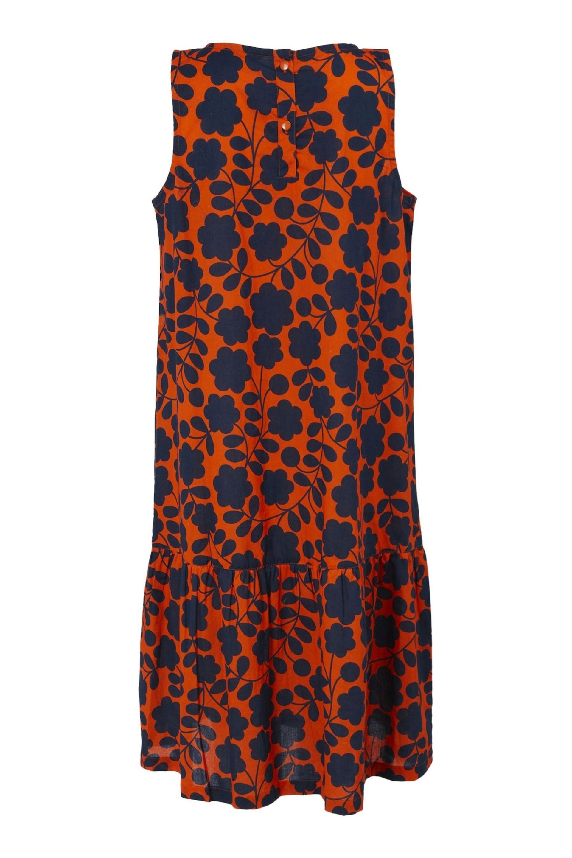 Regatta Orange Orla Kiely Summer Sleeveless Dress - Image 8 of 8