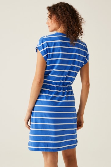 Regatta Blue Bayletta Mid Length Summer Dress