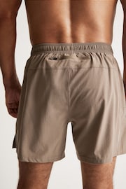 Neutral 7 Inch Active Gym Sports Shorts - Image 4 of 10