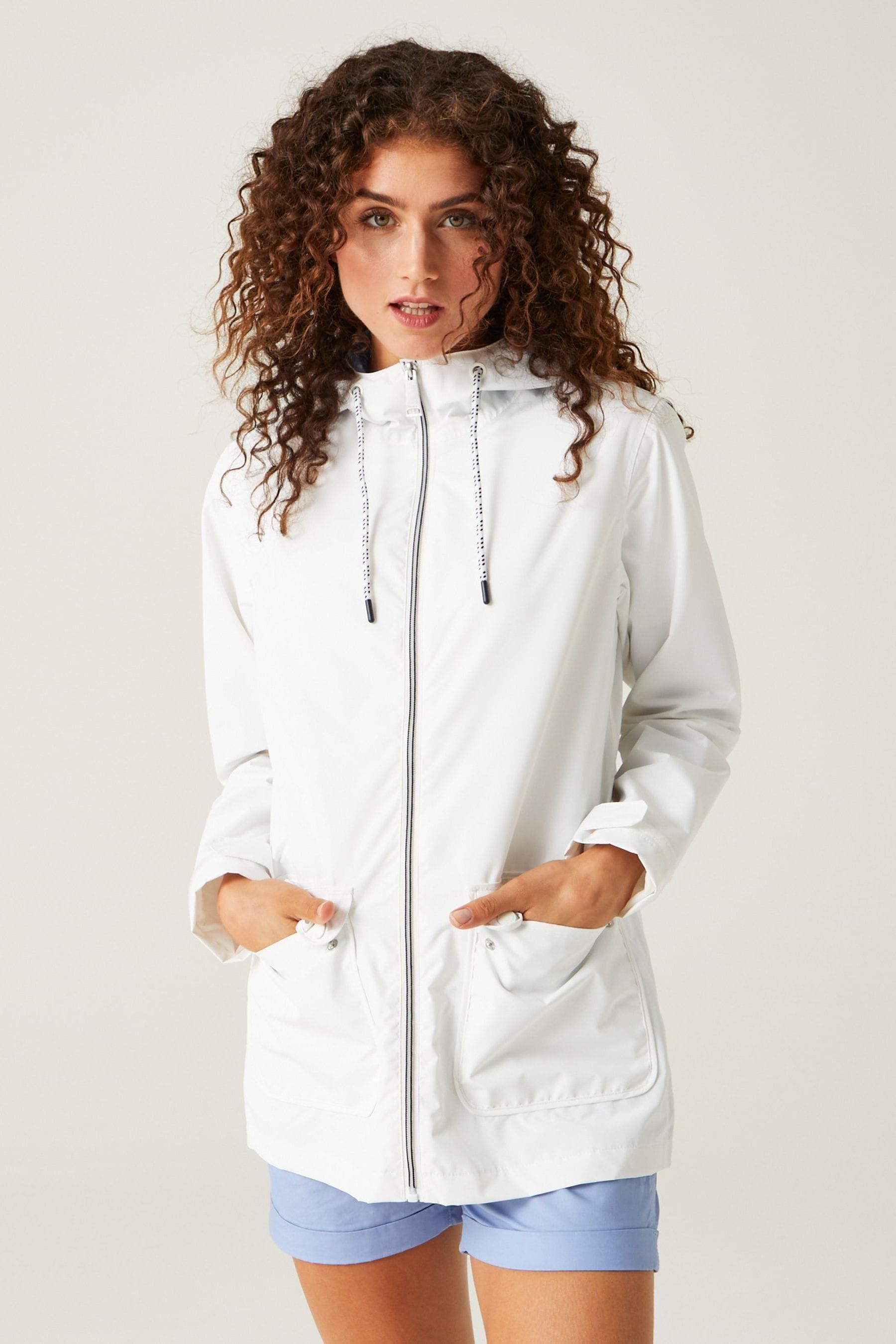 White waterproof coat womens on sale