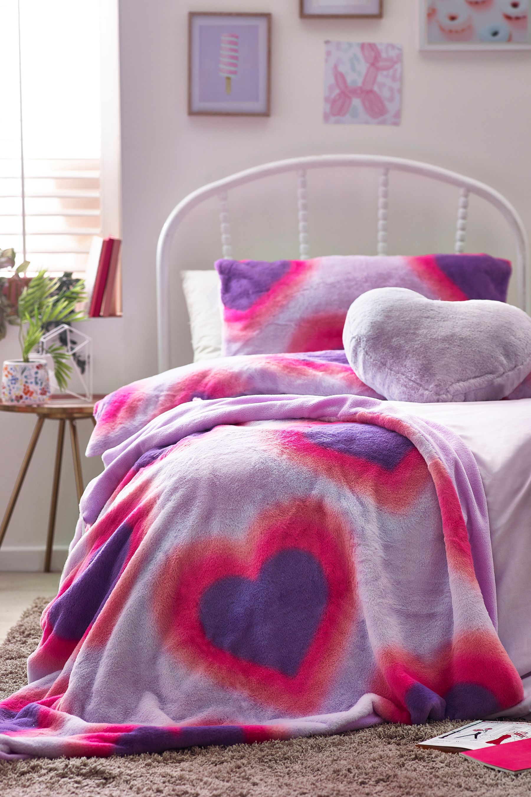 Next pink throw best sale