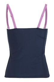 Regatta Blue Aceana III Tankini Top with UPF50 Sun Protection and Tummy Control - Image 2 of 4