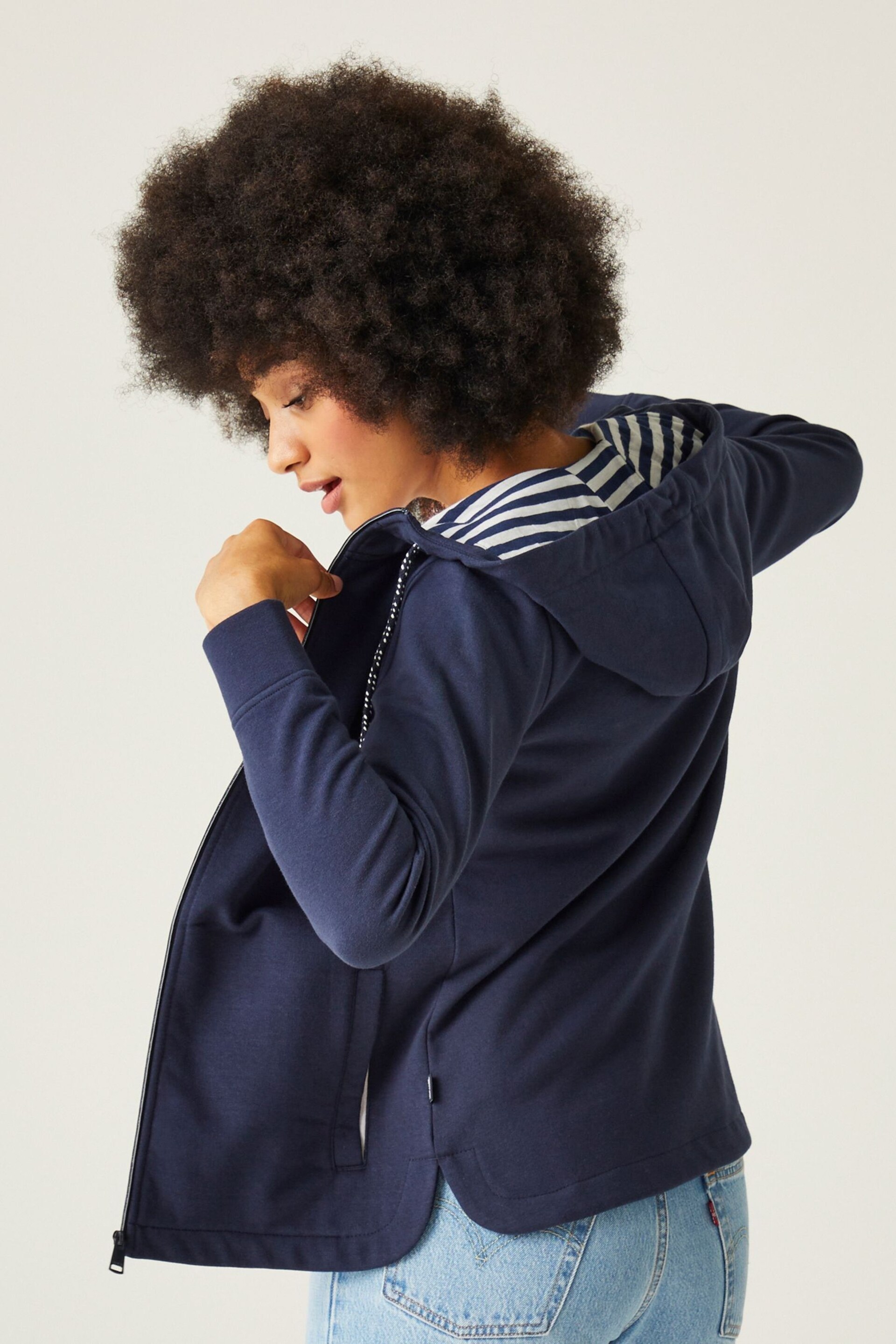 Regatta Blue Bayletta Full Zip Hoodie - Image 2 of 7