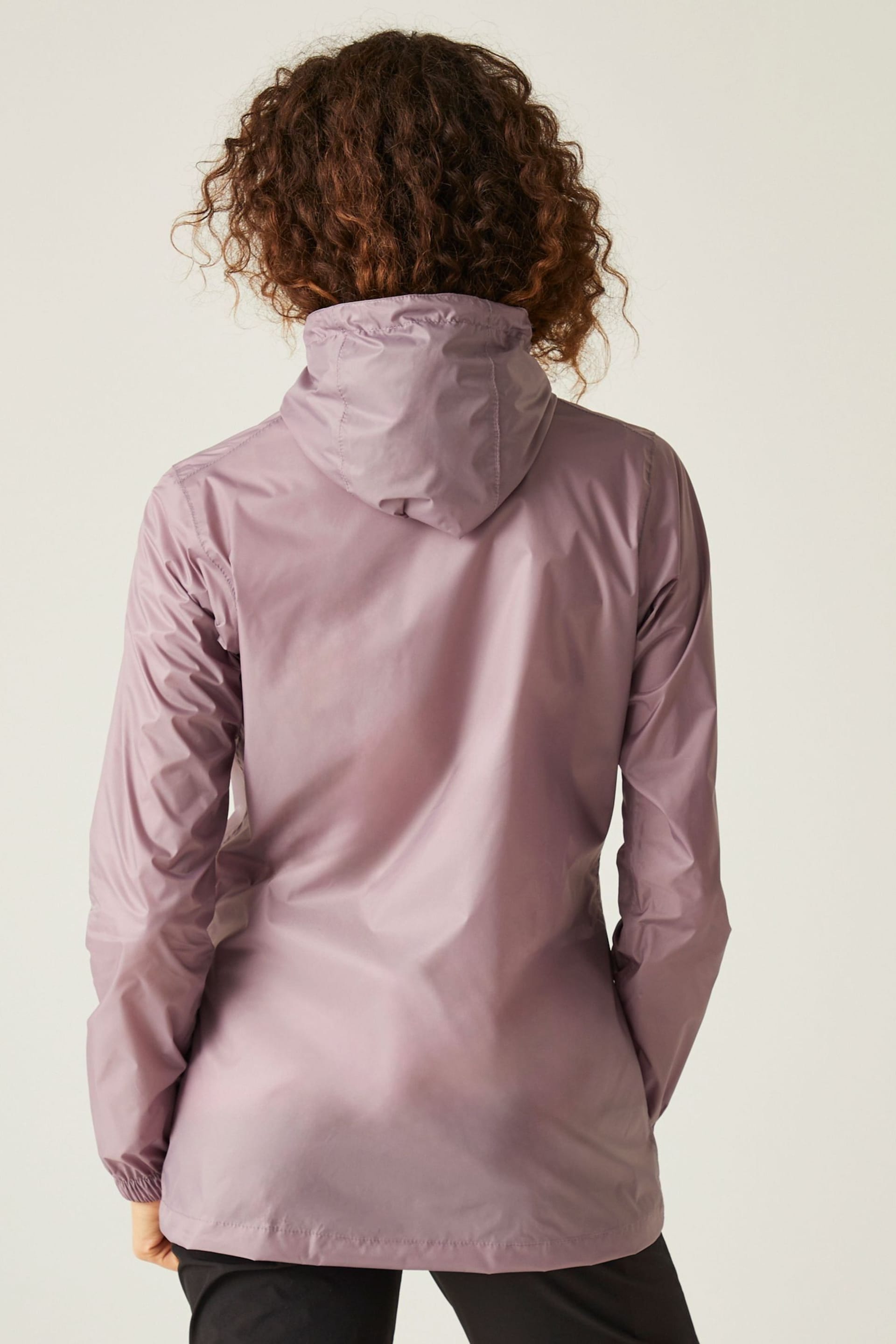 Regatta Purple Pack It Waterproof Jacket III - Image 3 of 9