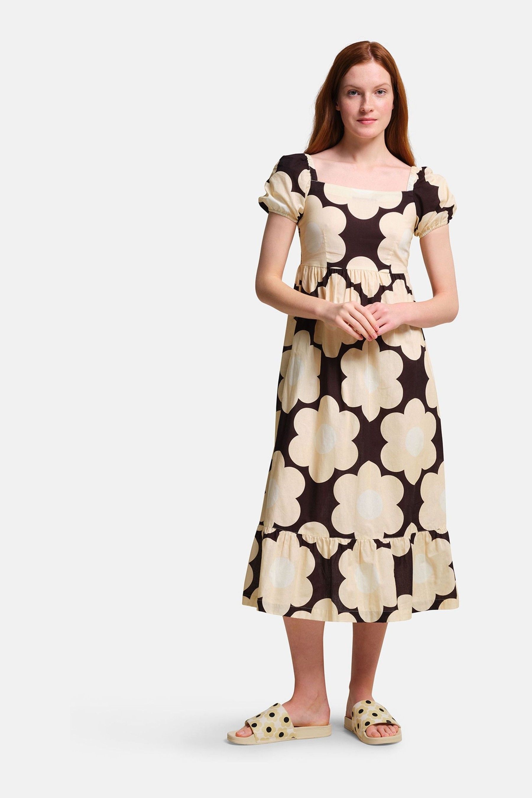 Buy Regatta Black Orla Kiely Midi Summer 100 Cotton Dress from the Next UK online shop