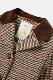 Joules Harrow Brown Wool Coat - Image 4 of 7