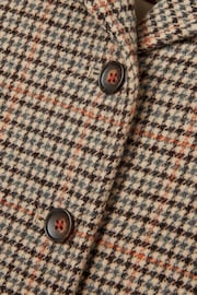 Joules Harrow Brown Wool Coat - Image 7 of 7