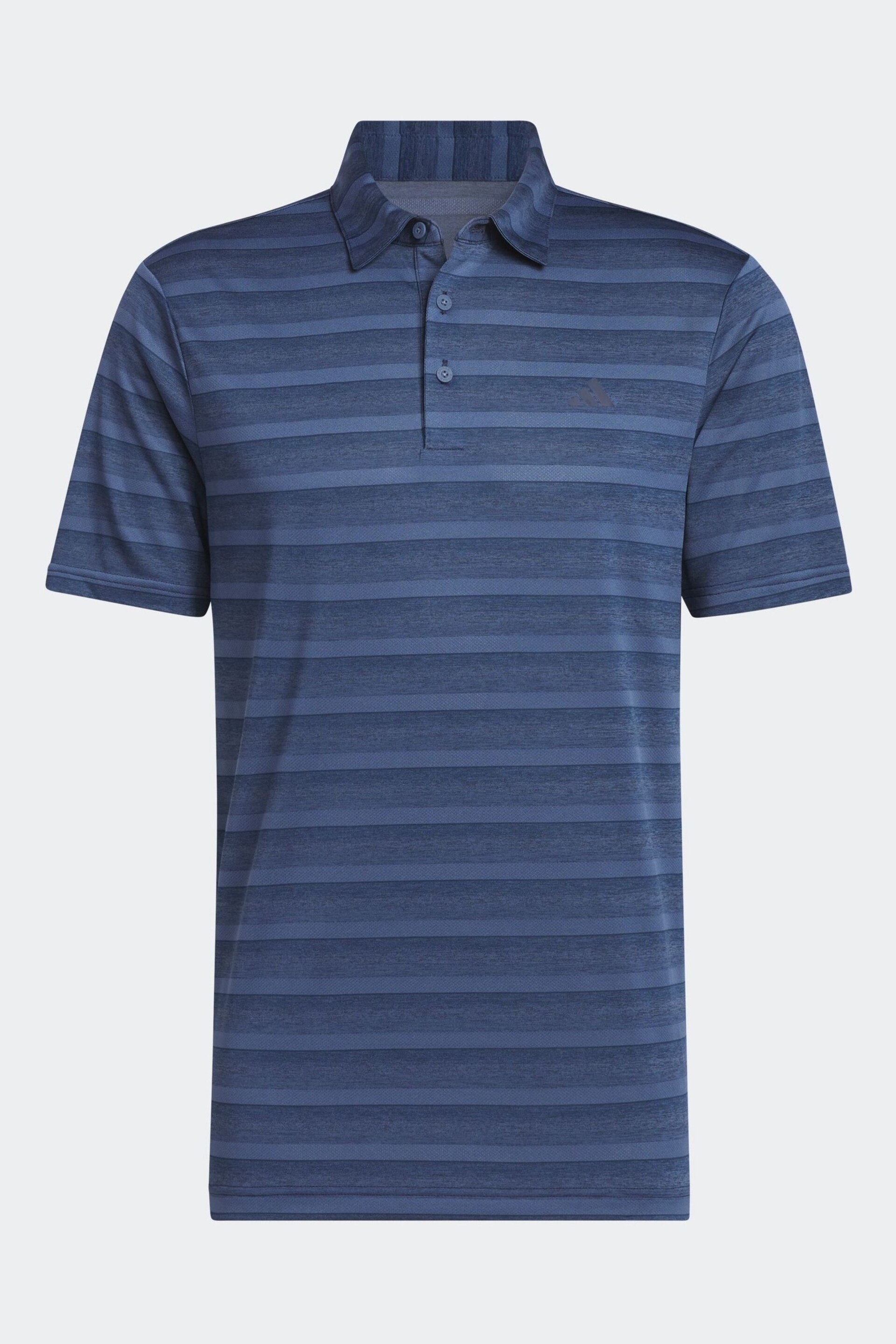 adidas Golf Two Colour Striped Polo Shirt - Image 7 of 7