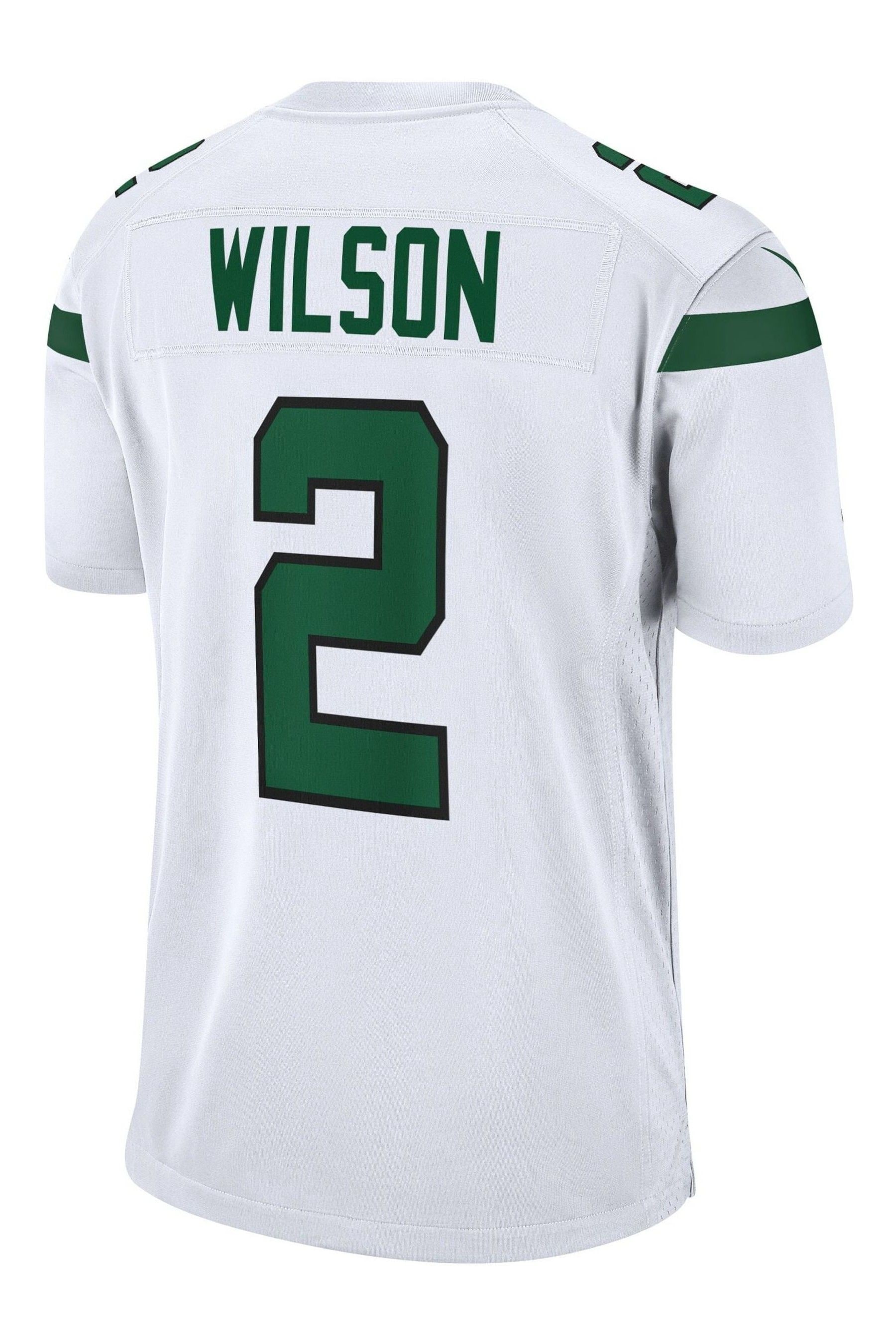 Buy Nike White NFL New York Jets Game Road Jersey Spotlight White Zach Wilson from the Next UK online shop