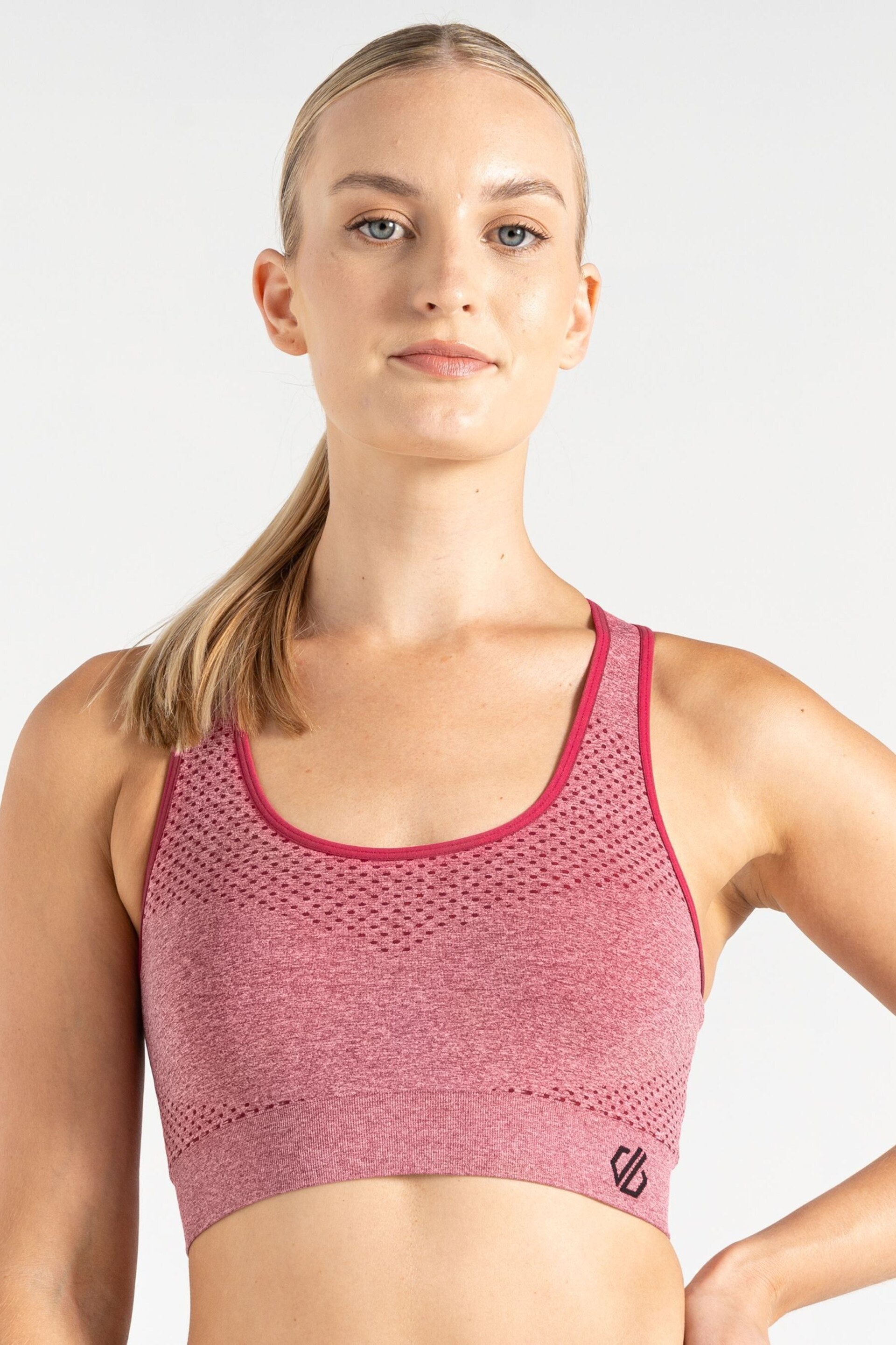 Dare 2b Pink Dont Sweat It II Sports Bra - Image 1 of 9