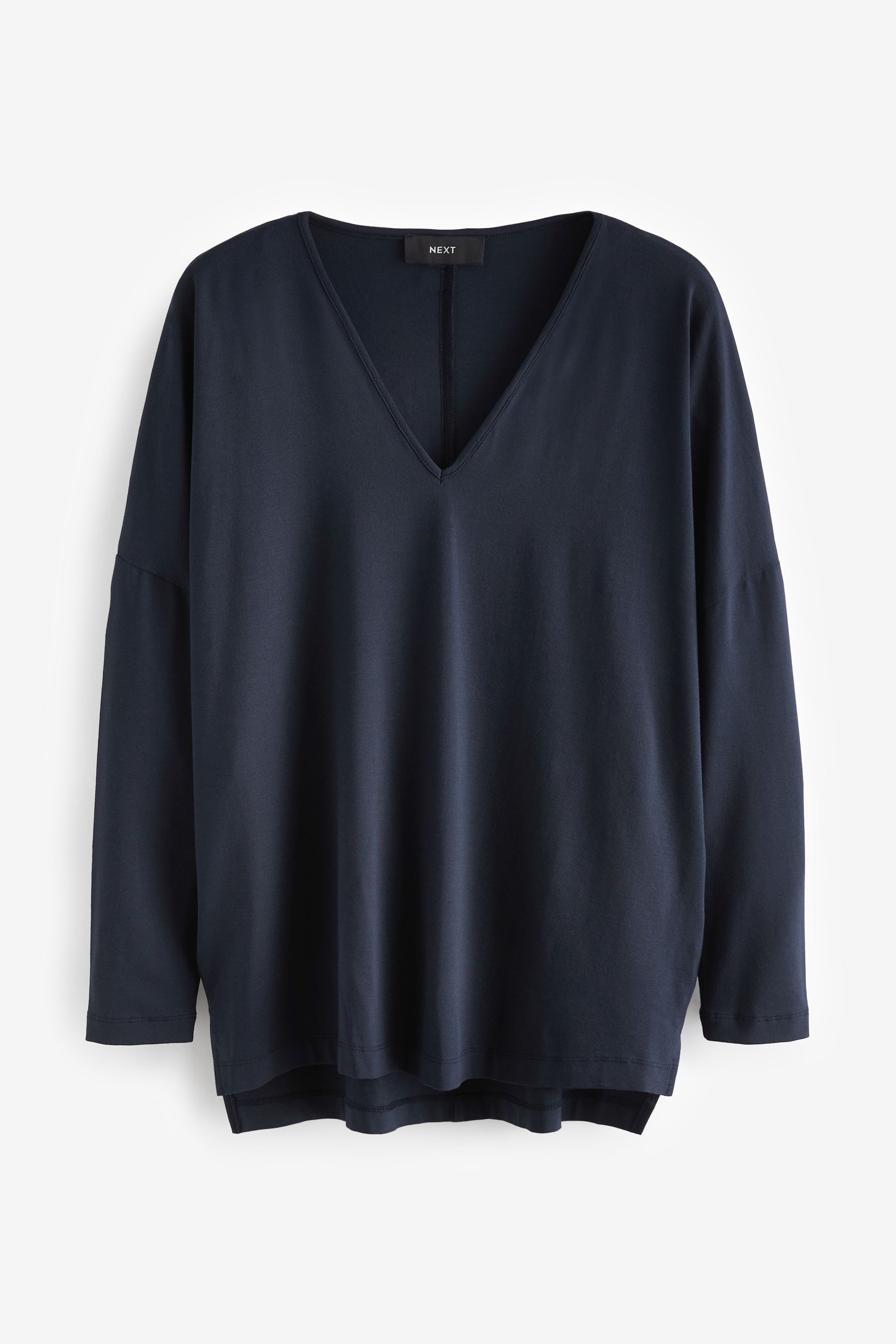 Long sleeve v neck tunic online
