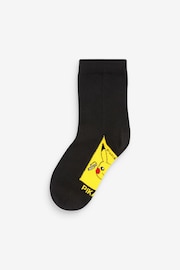 Black 5 Pack Cotton Rich Socks - Image 2 of 7