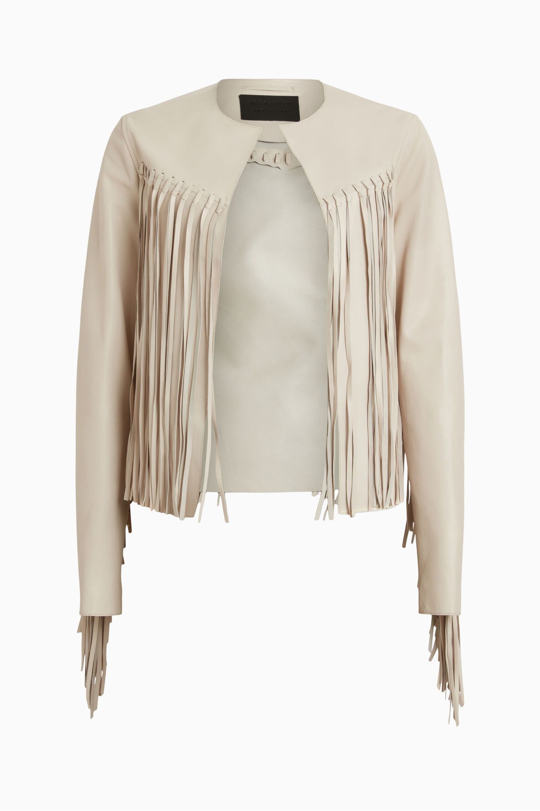 All saints fringe jacket shop