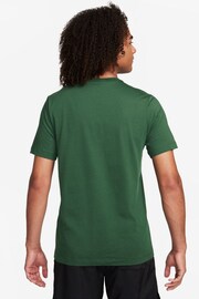 Nike Dark Green Club T-Shirt - Image 2 of 8