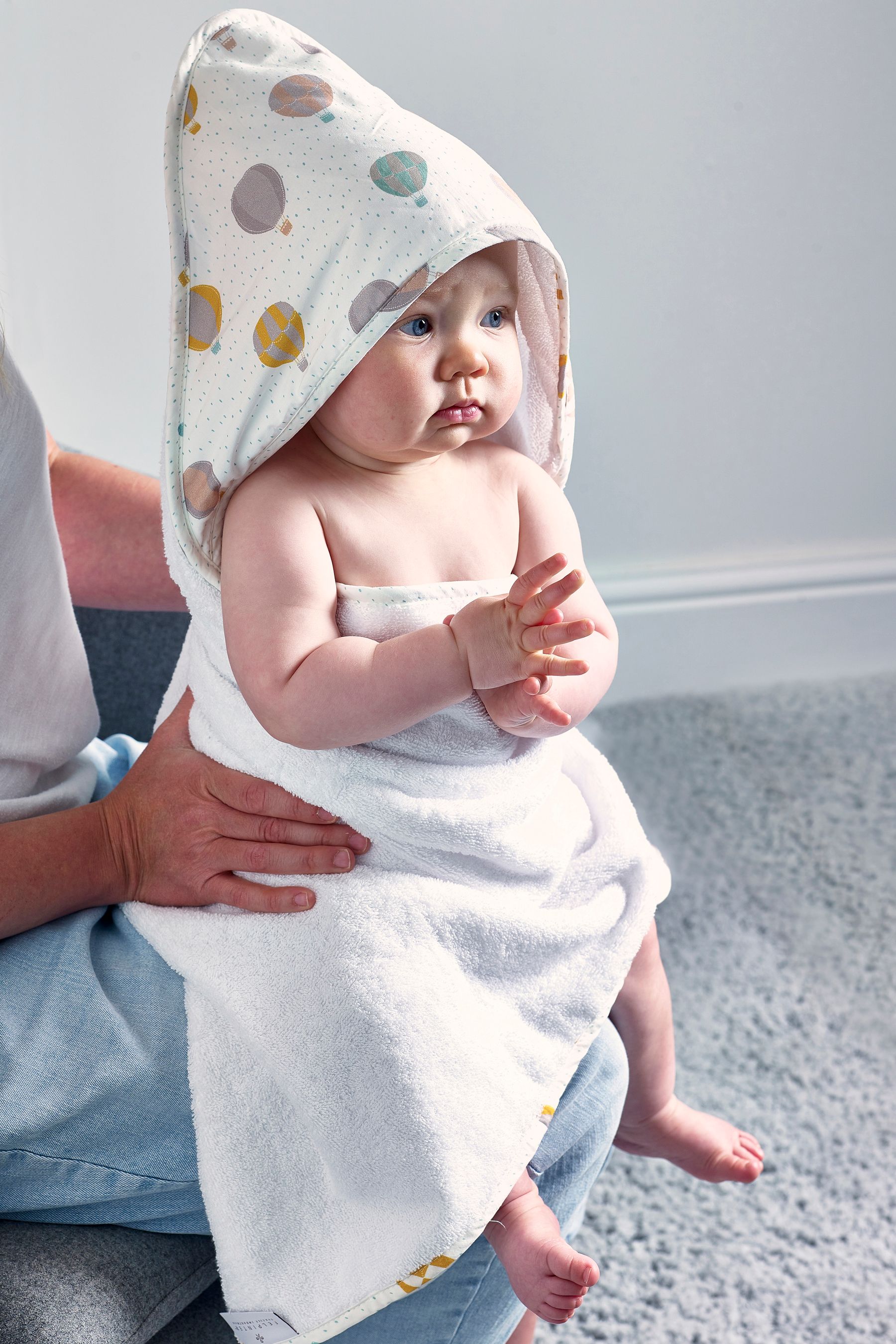 Buy Natural Baby Hooded Balloon Towel from Next Ireland